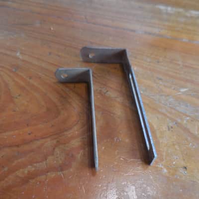 Harmony Kay Pickguard brackets 1950's - 1960's Pair Original Brackets image 3