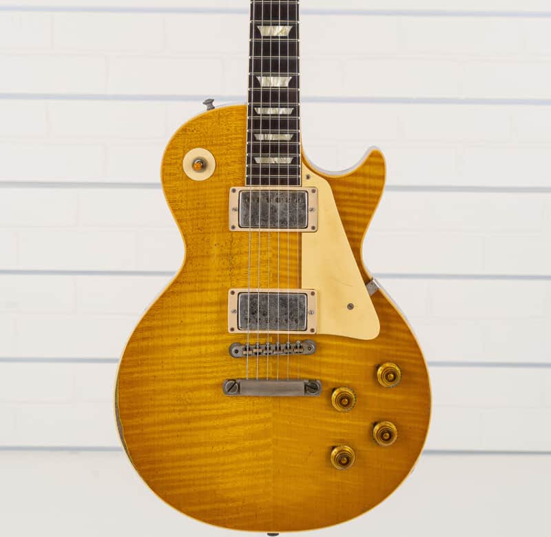 Gibson Custom Shop 1959 Les Paul Standard Reissue Murphy Lab Ultra Heavy Aged Electric Guitar, Rosewood Fingerboard, Lemon Burst image 1