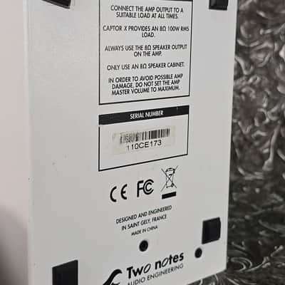 Two Notes Torpedo Captor X 8ohm Stereo Reactive Load Box / Attenuator image 11