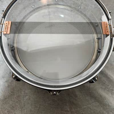 Ludwig LB400BT Brass Edition Supraphonic 5x14" 10-Lug Snare Drum with Tube Lugs 1998 - 2019 - Chrome-Plated image 12
