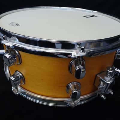 Mapex Black Panther 13x6" Maple Snare Drum Natural Satin image 1