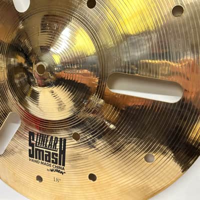 Wuhan 18" Linear Smash Crash Western Style FX Cymbal - Brilliant - NOS - 1079 Grams (WULSMASH18) image 5
