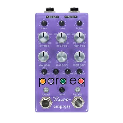 Empress Effects Bass ParaEQ Parametric EQ Pedal image 2