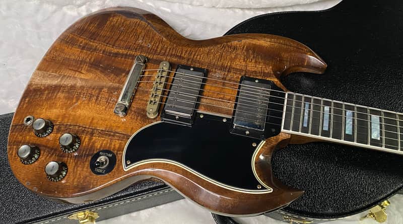 NEW! Gibson CS Custom Shop SG Custom Figured KOA - Murphy Lab Heavy Aging - Authorized Dealer - 7.5 lbs - G07385 image 1