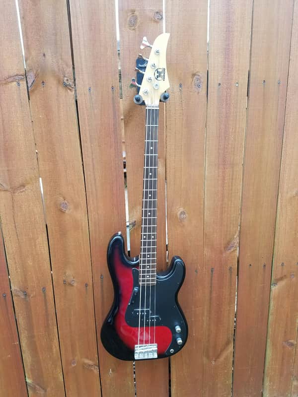 80's Hondo Model H-820M Long Scale Fender Precision Copy Bass Guitar Great Sound & Playability image 1