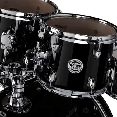 ddrum D2 522 MB 5pc Acoustic Drum Kit. Midnight Black image 4