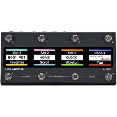 Morningstar Engineering MC8 PRO MIDI Foot Controller