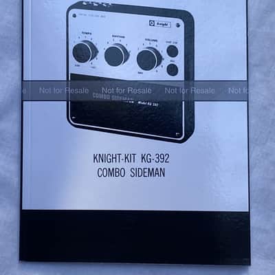 Knight Combo Sideman KG-392 Assembly/Operating Manual image 5