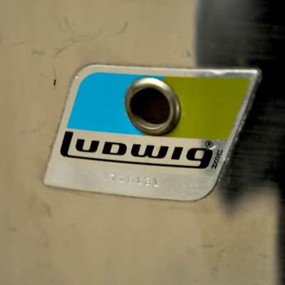 Ludwig Stainless Steel 12/16/22 3pc Kit 70s Stainless Steel image 7