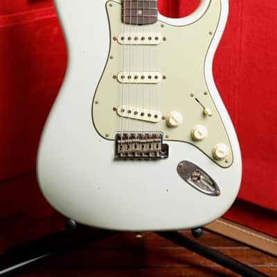 Fender Custom Shop 1959 Stratocaster Journeyman Relic Super Faded Aged Sonic Blue image 1