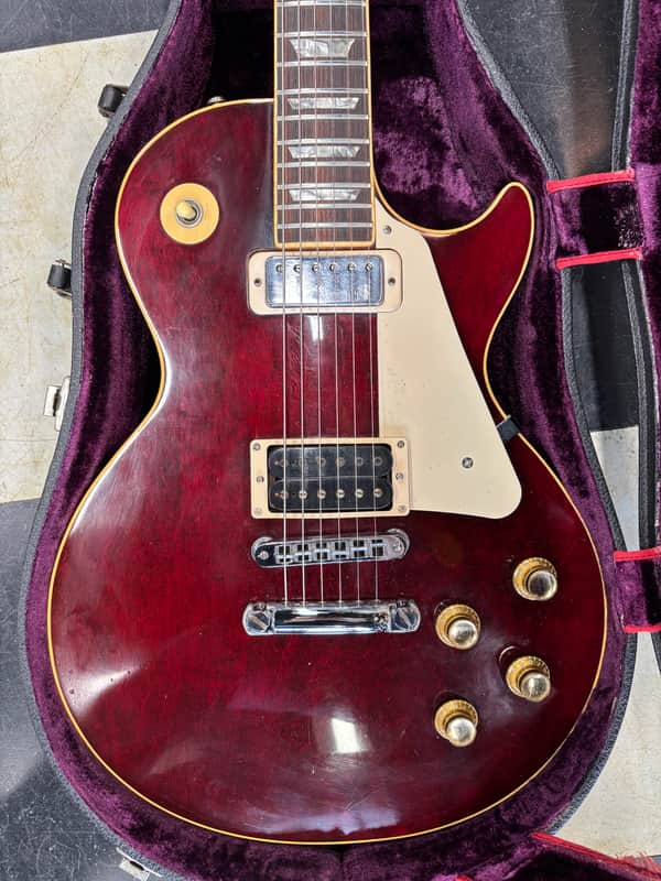 Gibson Les Paul Deluxe 1976 - Wine Red image 1