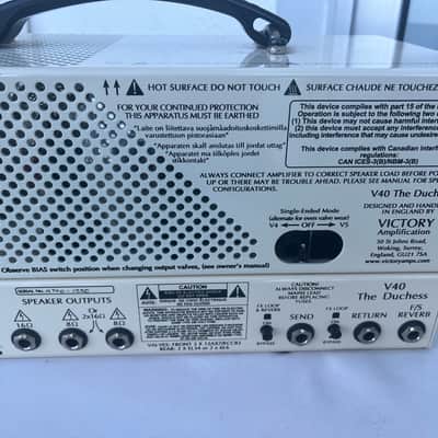 Victory Amps V40 The Duchess Compact Series 42-Watt Guitar Head 2010s - White image 5