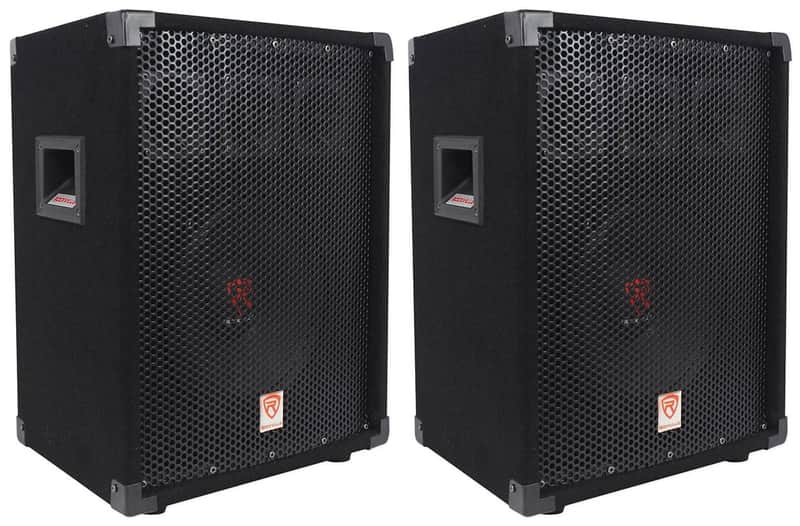 (2) Rockville RSG10 10” 400 Watt 2-Way 8-Ohm Passive DJ/Pro Audio PA Speaker image 1