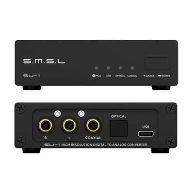SMSL SU-1 MQA USB-DAC | AK4493S Preamplifier, 768Khz/32Bit & DSD512 image 2
