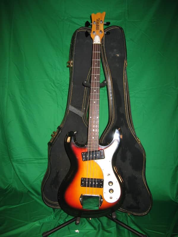 Univox Hi-Flyer Bass Sunburst 1975 image 1