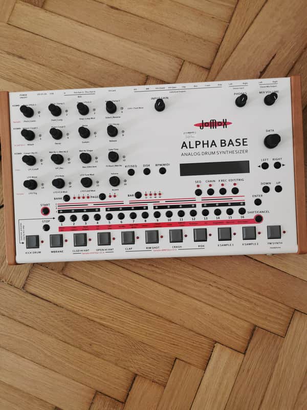 JoMox Alpha Base Analog Drum Synthesizer 2017 - Present - White / Natural image 1