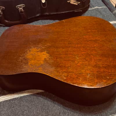 1953 Martin D-18 Mystery Top!! Rare Ebony Truss Rod!!  Nice! image 11