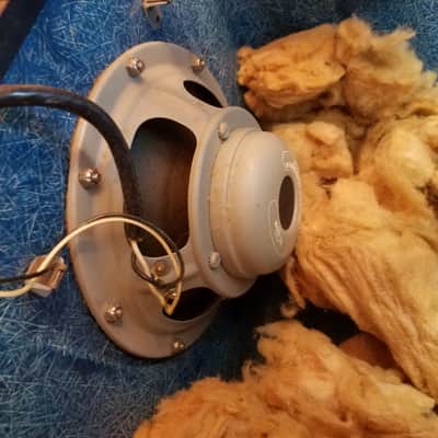 Bell & Howell Type A-1 Military 16 Ohm 20 Watt 8" AlNiCo University Sound Speaker AF2900-676770 MIL-L-4166 1960s - Blue Fiberglass Cab image 3