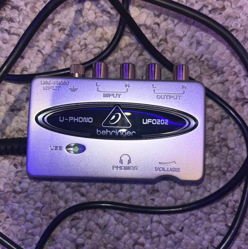 Behringer U-Phono UFO202 USB Audio Interface 2010s image 1