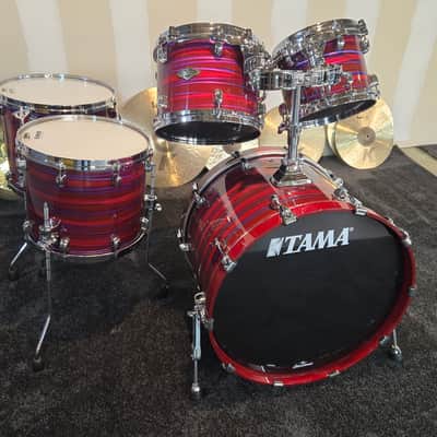 Tama Starclassic Walnut/Birch 5pc Shell Pack 2019 - Present - Lacquer Phantasm Oyster image 1