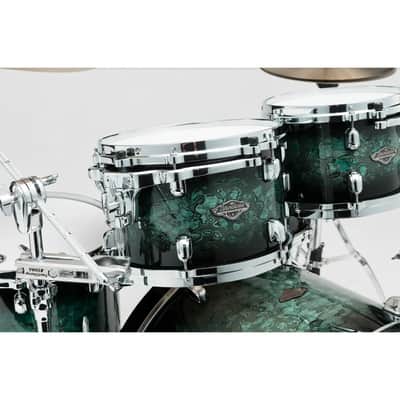 Tama Starclassic Performer 5-Piece Drum Shell Pack - 22" Bass (Molten Steel Blue) image 3