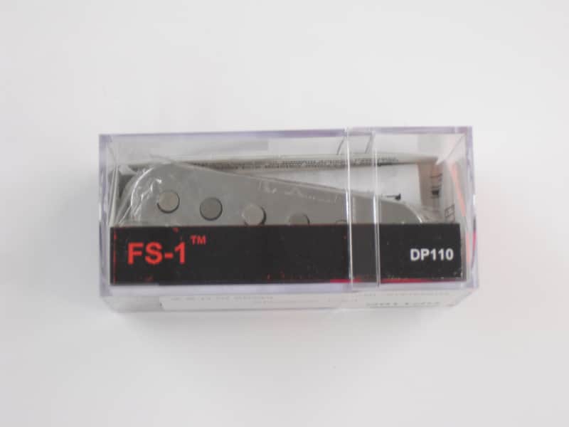 DiMarzio FS-1 Single Coil Pick-up Reverse Wound W/Chrome Plated Cover DP 110 image 1