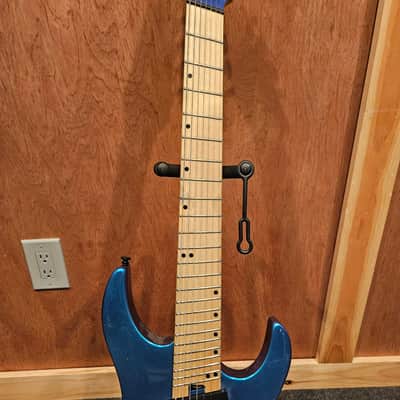 Legator Ninja N7FS Multiscale 7-String Guitar, Maple Fretboard, Lunar Eclipse image 3