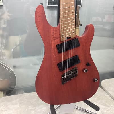 Cort KX307MS 7 String Multiscale Open Pore Red image 7