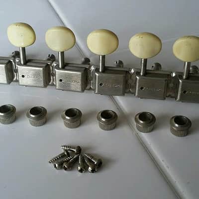 60's Fender Mustang Duo-Sonic Music Master Kluson Single-Line Guitar Tuners image 1