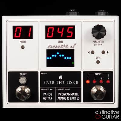 Free The Tone PA10QG Programmable 10-Band Analog Guitar EQ | Reverb