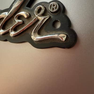 Fender 4,5” plastic amp logo Late 70s image 5