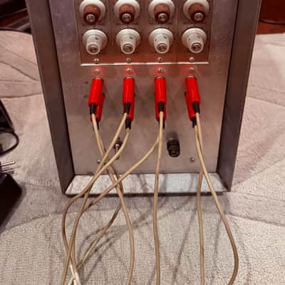 Fairchild 4 Fairchild 663 in metal Rack with Power Supply 1970s - Silver image 1