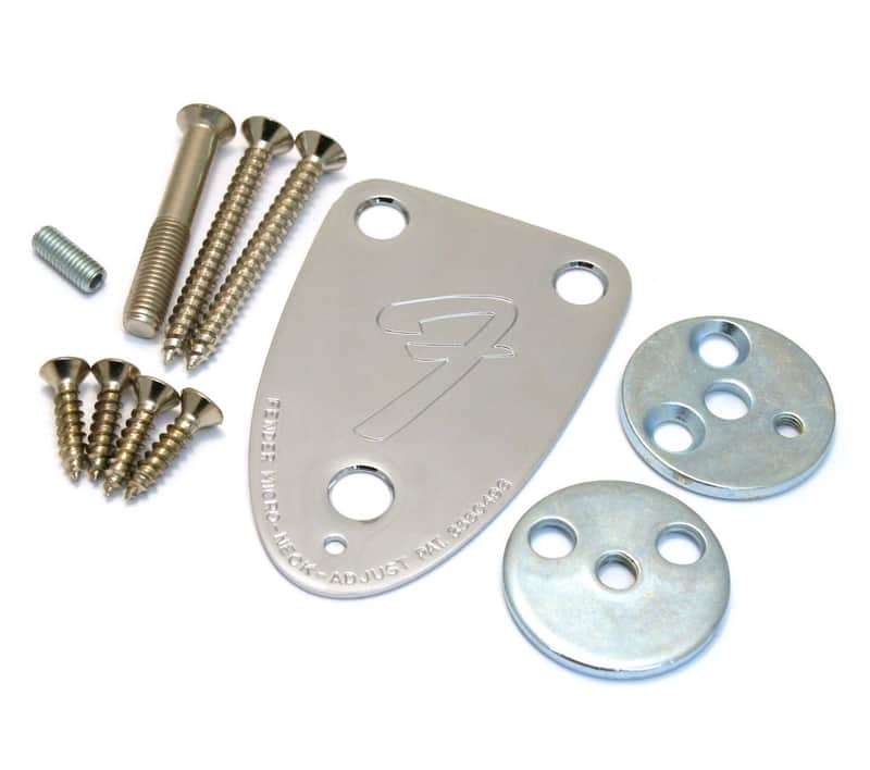 Fender USA 3-bolt Neck Plate Kit for 70s Telecaster Stratocaster 3BOLTKIT-G image 1