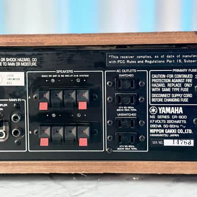 🎵 Yamaha CR-800 Natural Sound Stereo Receiver – Serviced, Cleaned & Tested – Wood Case image 10