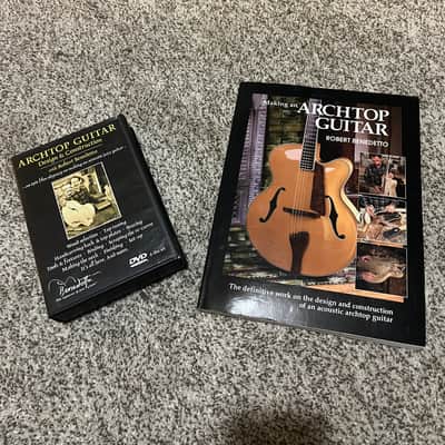 Benedetto’s Making an Archtop Guitar Book and Archtop Guitar Design and Construction 4 DVD set image 1