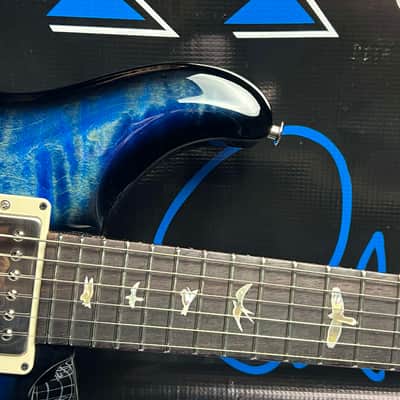 PRS DGT David Grissom Tremolo Signature 2024 Faded Blue Jean Burst image 3