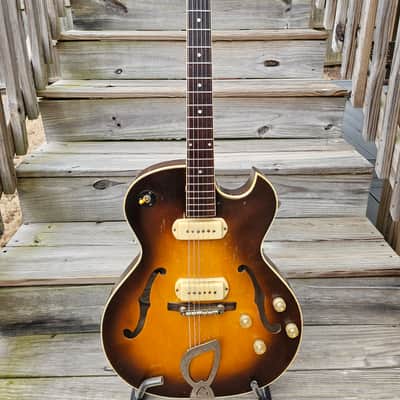 1958 Guild T-100D Slim Jim Electric Guitar with P90's   Video image 3