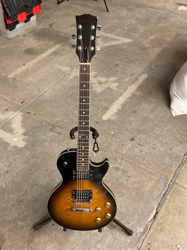 Hondo? Tobacco Burst LP style Electric Guitar Made in Japan MIJ pre-lawsuit image 1