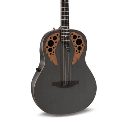 Adamas by Ovation U581T-FM Carbon Fiber Top Mid-Depth Non-Cutaway 6-String Acoustic-Electric Guitar w/ABS Case image 1
