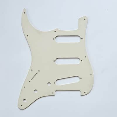 Medium/Heavy-Aged Relic 11-Hole - SSS - Cream Stratocaster Pickguard image 5