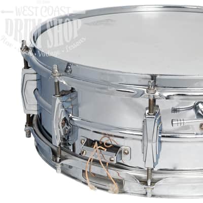 Vintage Ludwig 5x14 1960s Preserial COB Snare Drum with Case image 6