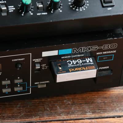 1985 Roland MKS-80 Super Jupiter Rackmount Sound Module w/ MPG-80 Programmer image 6