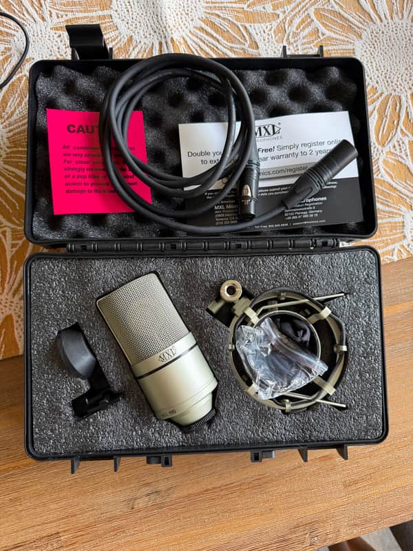 MXL 990 Condenser Microphone 2010s - Metal image 1