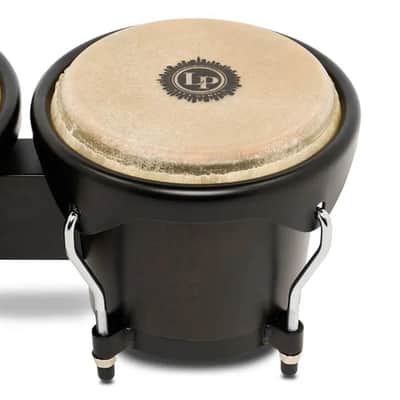 LP City II Mango Wood Bongos Black image 3