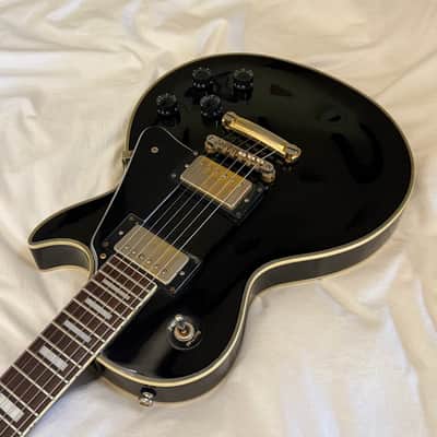 Vintage 1996 Epiphone (Gibson) Les Paul Custom - Ebony (Black Beauty) - Made in Korea (MIK) - Free Pro Setup image 6