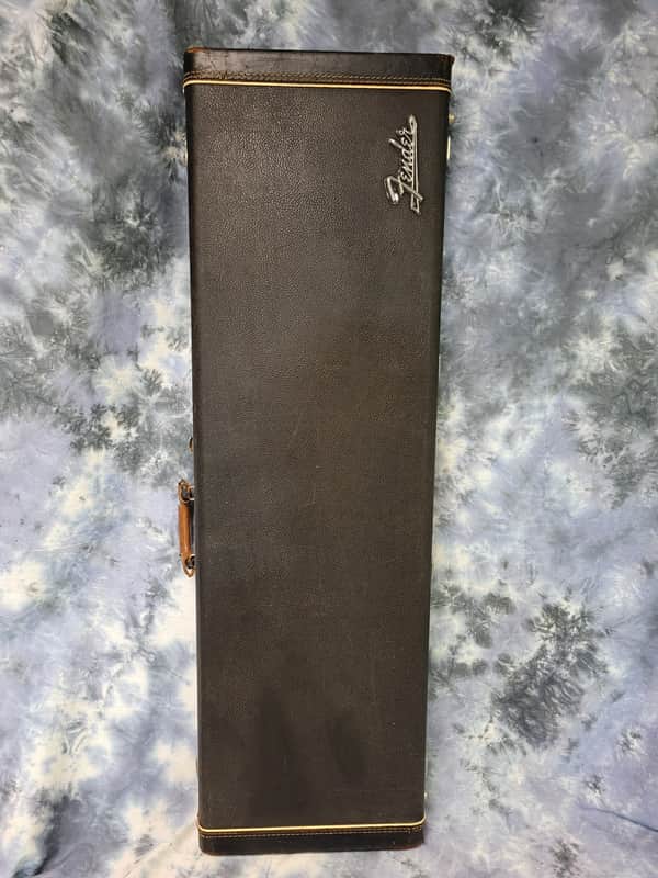 Vintage RARE Original 1966 Fender LOGO Jazz P Bass Hard Shell Case image 1