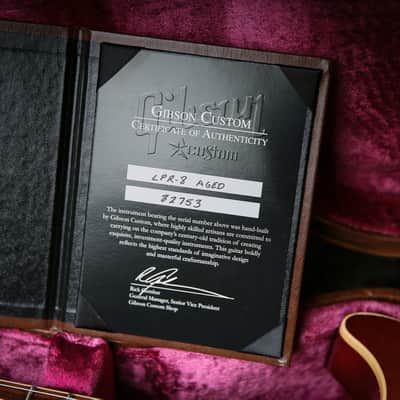 Gibson  USA Custom Shop LPR8 Aged Limited Edition image 4