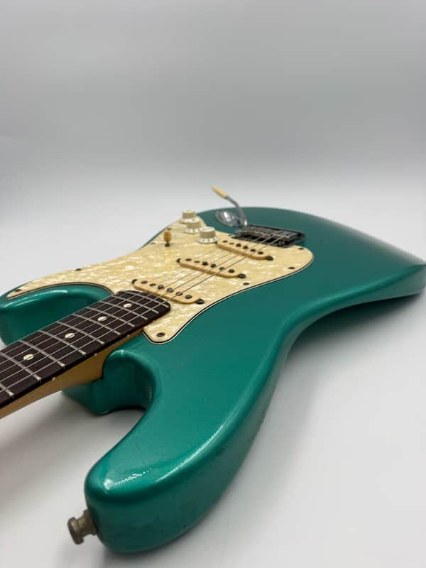 1992 Fender USA Stratocaster Electric- Turquoise image 1