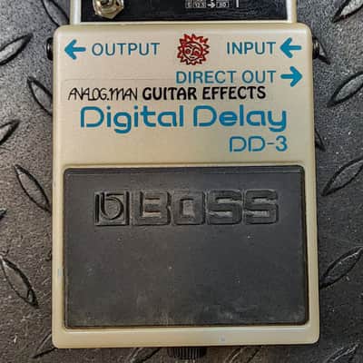Boss DD-3 Digital Delay with Analogman High Cut Mod 3 Way Toggle Modded image 2