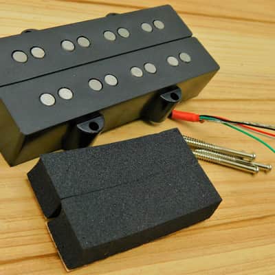 Artec Alnico JB Twin Pickup for 4-string Fender Jazz J Bass® Humbucker 4 wire image 4